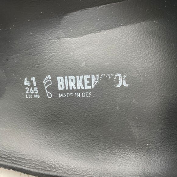 Birkenstock Barbados Eva Slides Mens Size EU 41 M8 W10 Black Sandals - Picture 10 of 11